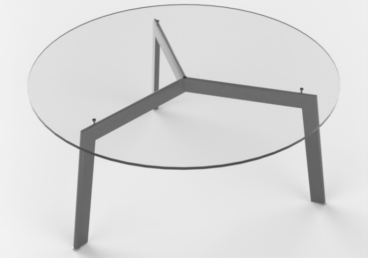 Tables 3D - Table en verre - Desalto - Link - ACCA software