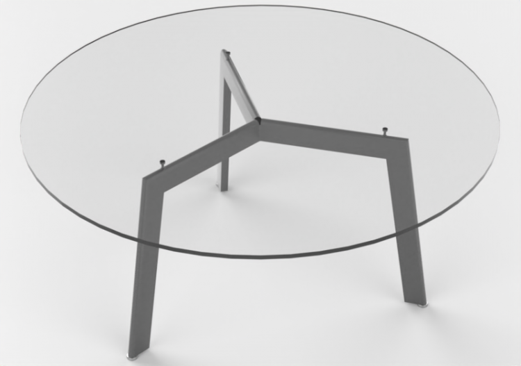 Mesas 3D - Mesa de vidrio - Desalto - Link - ACCA software