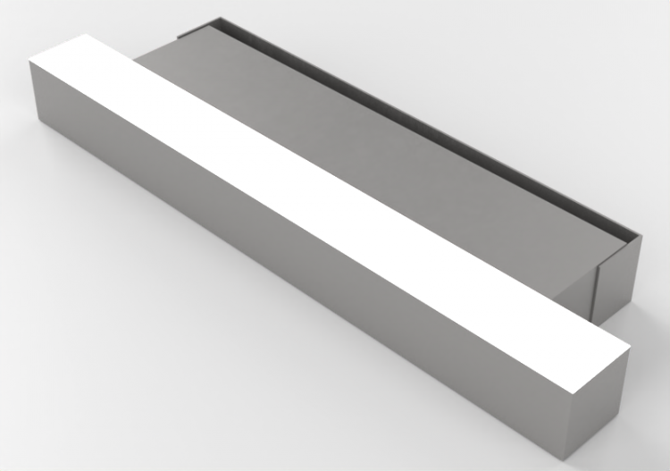 3D Wall Lamp - Wall-mounted Lamp - Mini Streamline - Simes...