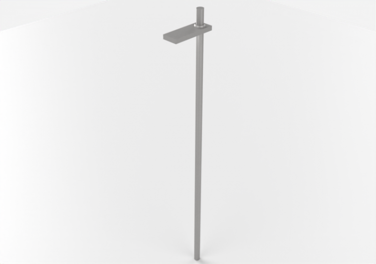Farolas de calle 3D - Farola sobre poste - Avenue - Simes -...