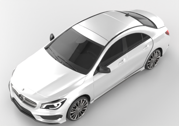 Automóviles 3D - Mercedes AMG CLA45 - ACCA software