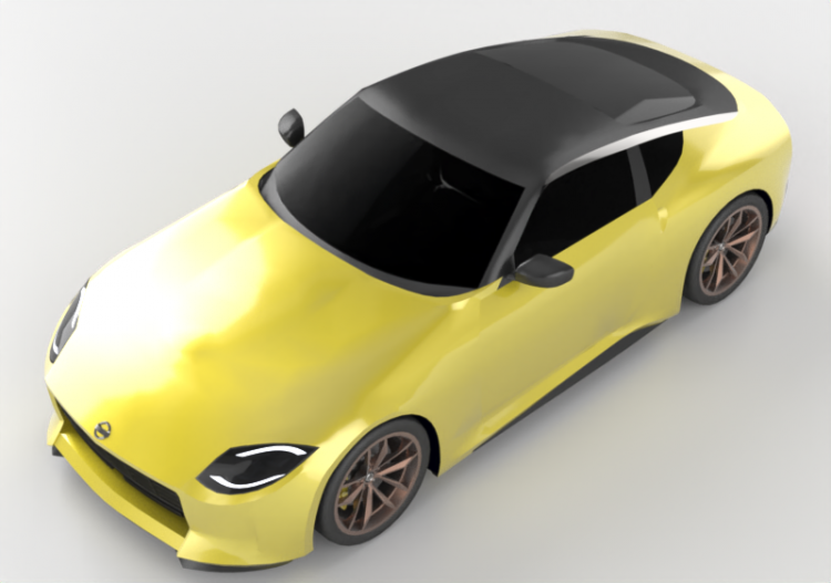Automóveis 3D - Nissan Proto Z 2021 - ACCA software