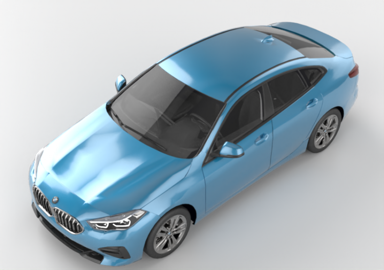 Automobiles 3D - BMW 218i Gran Coupè 2021 - ACCA software