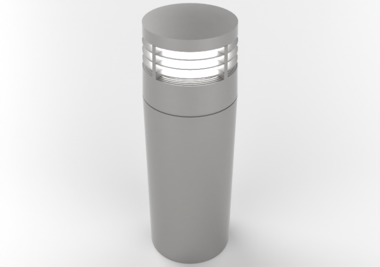 3D Post - Bollard - Micro Reef - Simes - ACCA software