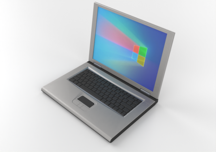 Móveis 3D - Computador portátil para escritório - ACCA...