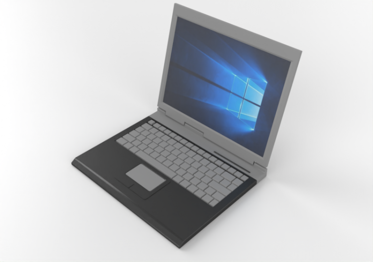Móveis 3D - Computador portátil para escritório - ACCA...