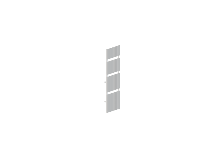 Radiator and fan coil units 3D - Heated towel rail 185x50cm... Radiator and fan coil units 3D - Heated towel rail 185x50cm...