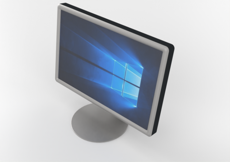 TV and Monitor 3D - Monitor 19 inches - ACCA software