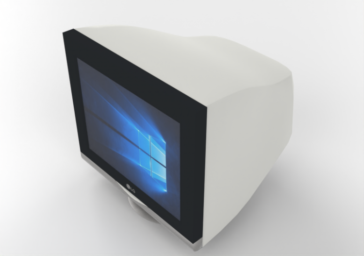 TV and Monitor 3D - Monitor 19 inches. - ACCA software