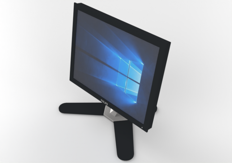 TV and Monitor 3D - Monitor Philips 24 inches - ACCA...
