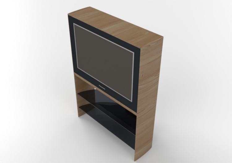 TV and Monitor 3D - Tv with cabinet - 32 inches - ACCA...