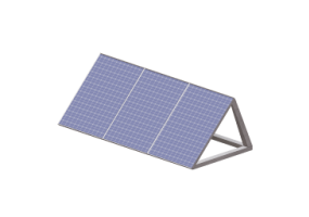 3D-Photovoltaik - Photovoltaik-Module - 1324 mm x 982 mm - Befestigungskit