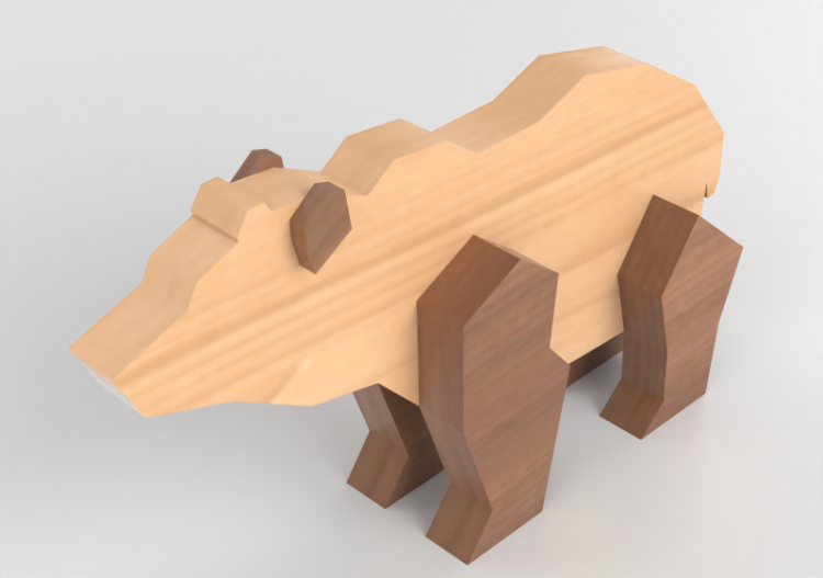 3D Toys - Orso giocattolo - ACCA software
