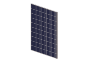 Fotovoltaico 3D - Modulo fotovoltaico - 1324 mm x 982 mm