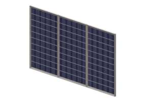 Fotovoltaico 3D - Moduli fotovoltaici - 1588 mm x 796 mm