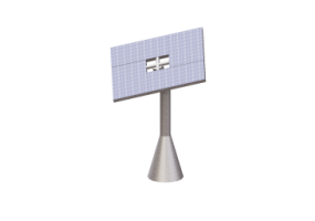 Fotovoltaico 3D - M&oacute;dulos fotovoltaicos para aparcamiento - 2300 mm x 3500 mm x 5000