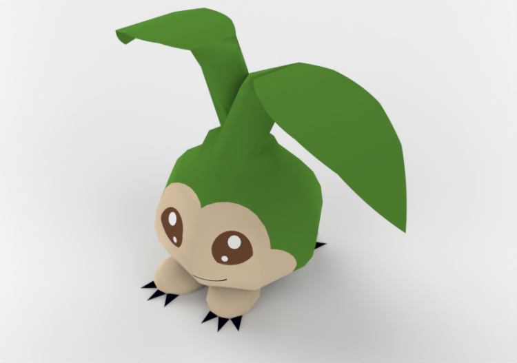 Juguetes 3D - Peluche digimon - ACCA software