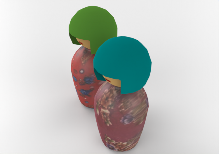 3D Toys - Pair of matryoshkas - ACCA software