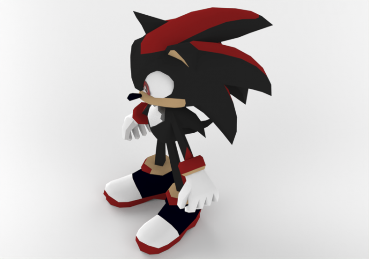 3D Toys - Small statue - Shadow - ACCA software