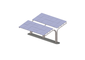 Fotovoltaico 3D - M&oacute;dulos fotovoltaicos com bra&ccedil;os - 1324 mm x 982 mm