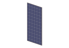 Fotovoltaico 3D - Modulo fotovoltaico - 1645mm x 990 mm