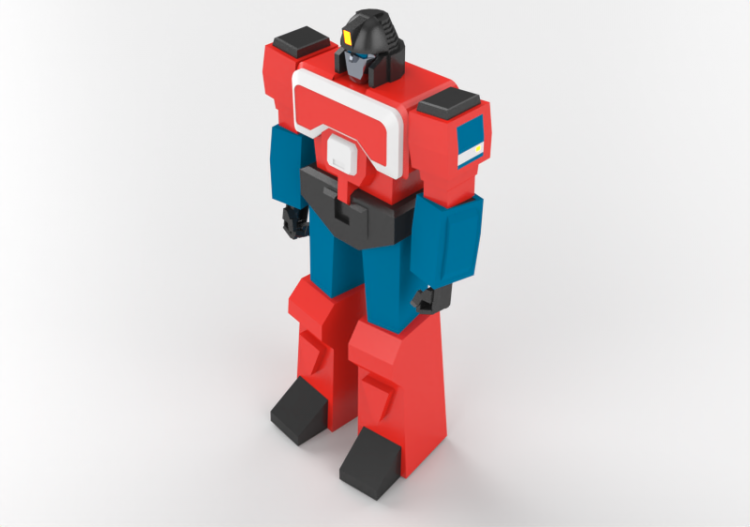 3D Spielzeug - Transformer-Figur - ACCA software