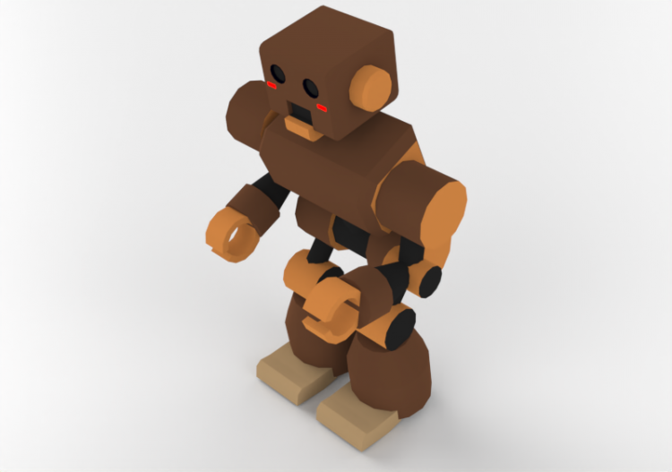 3D Toys - Toy Robot - ACCA software