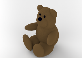 3D Toys - Toy bear