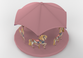3D Toys - Carousel model