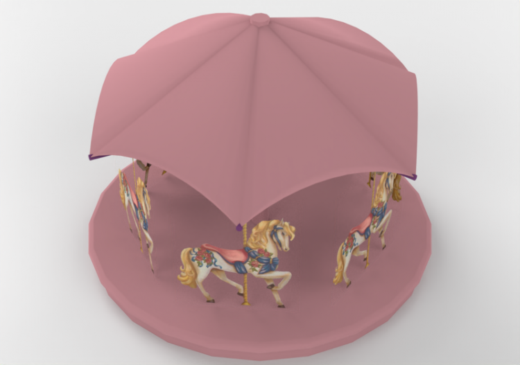 Juguetes 3D - Modelo de carrusel - ACCA software
