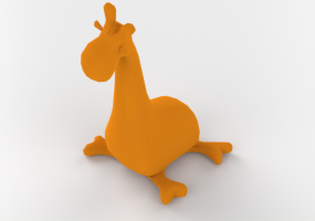 3D Toys - Giraffe plush