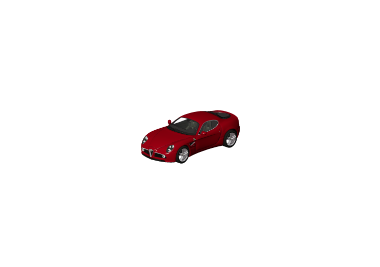 3D Cars - Alfa Romeo 8C - ACCA software 3D Cars - Alfa Romeo 8C - ACCA software