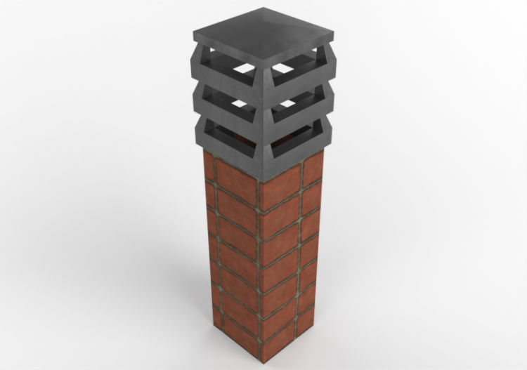 Chimneys and chimney pots 3D - Comignolo - ACCA software