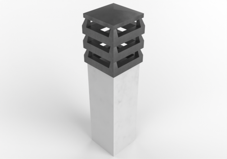 Chimneys and chimney pots 3D - Comignolo - ACCA software