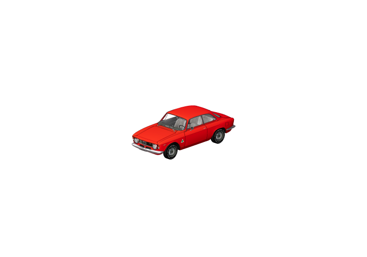 3D Cars - Alfa Giulia 1963 - ACCA software 3D Cars - Alfa Giulia 1963 - ACCA software