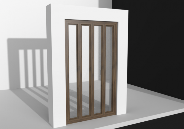 3D Tür/Fenster - vetrata portineria - ACCA software