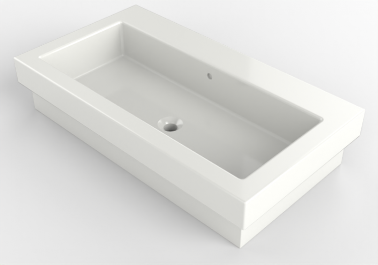 Pias 3D - Lavatório - Flaminia - 5051 INC - Acquagrande -...