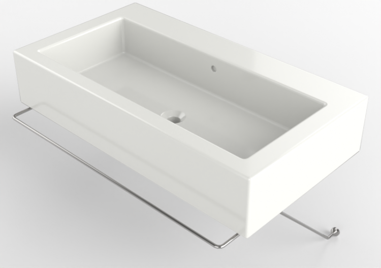 Pias 3D - Lavatório com suporte - Flaminia – STUB100+5051 -...