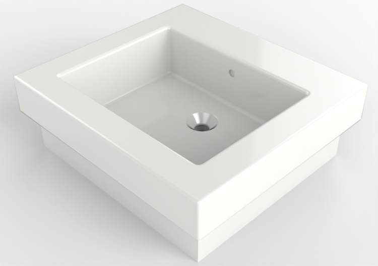 Pias 3D - Lavatório - Flaminia - 5052 INC - Acquagrande -...