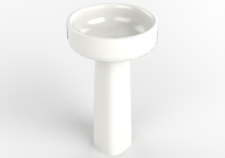 3D Sinks - Washbasin with support - Flaminia - BN46A+BN50C...