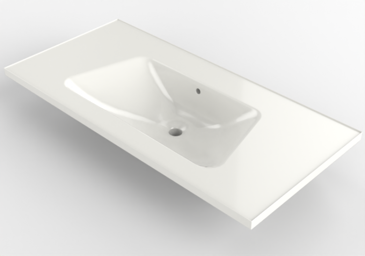3D Waschbecken - Waschbecken - Flaminia - BM105L - Bloom -...