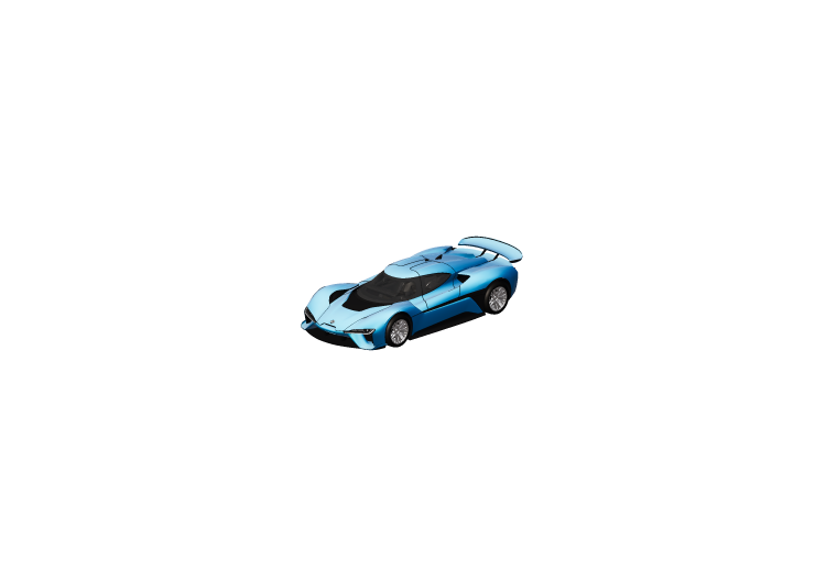 Automóveis 3D - 2018 Nio EP9 - ACCA software Automóveis 3D - 2018 Nio EP9 - ACCA software