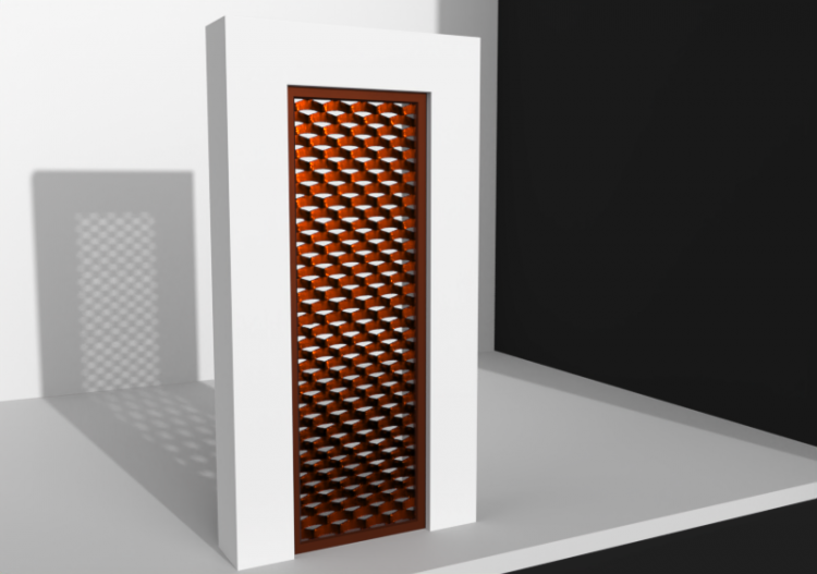 3D Tür/Fenster - FN[R] Grigliato - ACCA software