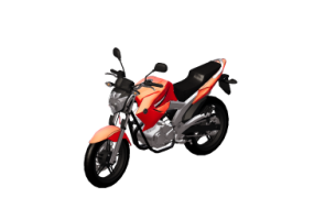 Motocicletas e bicicletas 3D - Yamaha Fazer 250