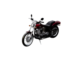 Motocicletas e bicicletas 3D - Harley Davidson Evo Softail