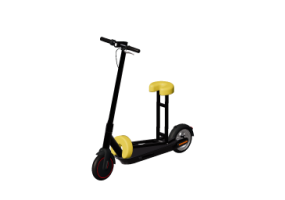 Motorcycles and Bicycles 3D - Electric Scooter Xiaomi Mi scooter 2 with seat