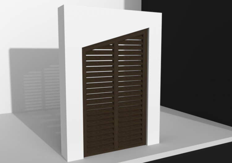 3D Tür/Fenster - Persiana FN[T] 2AB - ACCA software