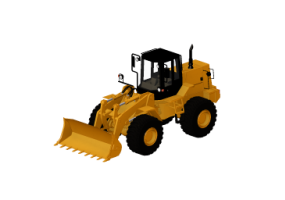 Macchine da cantiere 3D - Caricatore a ruote