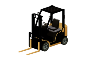 Macchine da cantiere 3D - Carrello elevatore