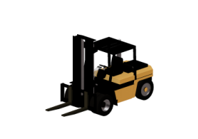 Macchine da cantiere 3D - Carrello elevatore